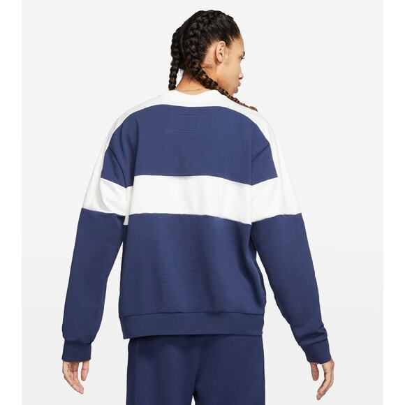 (S/M) Nike NSW Reissue French Terry Crewneck Midnight Navy RARE - Picture 3 of 12